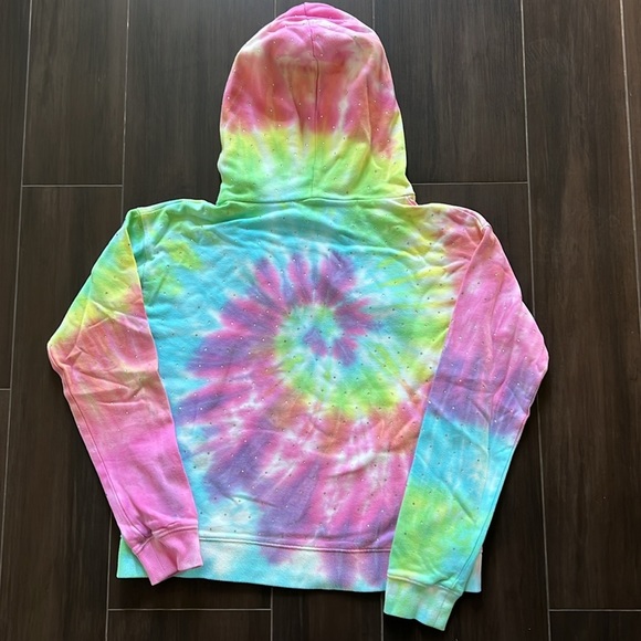 Generation Love Tie Dye Rhinestone Hoodie - Picture 5 of 6
